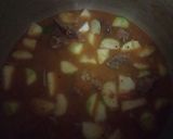A picture of step 7 of Tinday Gosht.