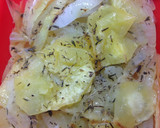 Foto del paso 2 de la receta: Trucha con verduritas salteadas y patatas al lekue
