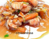 Foto langkah ke 4 dari resep Udang wortel saus tiram versi balita.