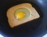 Egg in a nest recipe step 2 photo