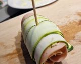 Töltött, rántott cukkinitekercs (vegán) recept fázis 3 fotója