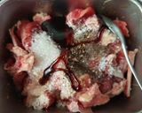 Hình bước làm 1 của món Bò kho gừng