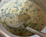 A picture of step 6 of Restaurant Style Sweet Corn 🌽 Methi Malai at Home 🏠 (One Pot Veggie).