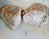 A picture of step 2 of Veal roast with saffron mash.
