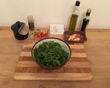 A picture of step 1 of Chicken & Blue Cheese Salad.