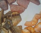 Foto del paso 5 de la receta: Bisque de Langostinos, Chirlas, Mejillones, Dorada y Atún Rojo