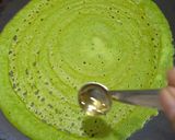 A picture of step 4 of Mixed Millets and Veggies Dosa (with jowar, ragi, bajra flours and lentils).