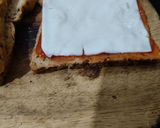 A picture of step 3 of Paneer cheese sandwich Easy sandwich for kids.