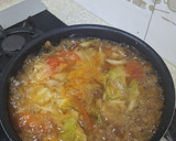 運動後的宵夜~~蒜苗蕃茄鮪魚蔬菜湯的食譜步驟6照片
