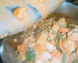 A picture of step 8 of Vegetable Tikka biryani.