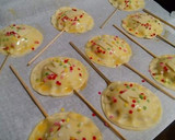 Foto del paso 3 de la receta: Piruletas de Frangipane. Para Diabéticos