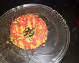A picture of step 7 of Semolina Beetroot steamed cake.
