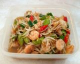 Foto langkah ke 7 dari resep Oseng tauge + udang pete.