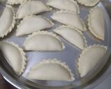 A picture of step 7 of Almond Ghughra (gujiye).