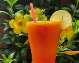 A picture of step 3 of Orange Mocktail.