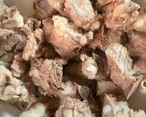 Hình bước làm 2 của món Sườn non xào chua ngọt