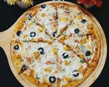 A picture of step 7 of Creamy Sauce Pizza 🍕🍕.