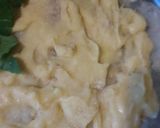 A picture of step 2 of Pollock Florentine.