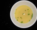 Hình bước làm 2 của món Flan trứng mặn