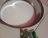 Foto langkah ke 1 dari resep 1.Kue lapis tapioka dan tepung beras.