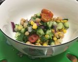 A picture of step 3 of Refreshing Chickpea salad.