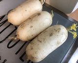 Une image de l'étape 1 de Pommes de terre, carottes et navets marteaux fruités.