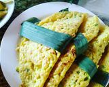 Hình bước làm 1 của món Bánh xèo xào bông điên điển