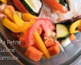 Une image de l'étape 3 de Rôti de porc courgettes, tomates, mozzarella.
