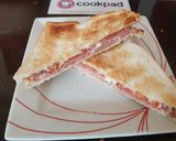 A picture of step 3 of My Corned Beef on Toast & Tomatoes.