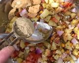 A picture of step 3 of Sukhi Bhel.