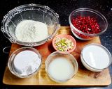 डाळिंबाची बर्फी (dalimba barfi recipe in marathi) रेसिपी स्टेप 1 फोटो 