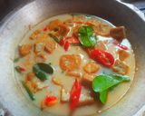 Foto langkah ke 4 dari resep Lodeh tahu kacang panjang.