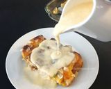 Foto langkah ke 8 dari resep Puding Roti dengan Kacang Pistachios dan Almond.