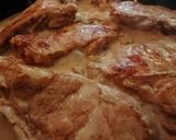 Une image de l'étape 4 de Côte de veau crème et champignons.