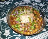 A picture of step 7 of Chickpea Chaat.