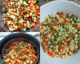 A picture of step 1 of Vegetable Sandwich.