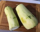 Une image de l'étape 2 de Courgette et tomates au parmesan et épices italiennes.