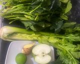 Foto del paso 1 de la receta: Jugo verde energizante 🥒🥬🍏🍈
