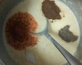 A picture of step 1 of Aloo Cheela.