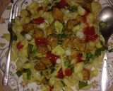 A picture of step 4 of Jalfrezi macroni.