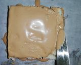 A picture of step 3 of Bread cake/nutella cake.
