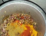 A picture of step 3 of Kathal do pyaaza.