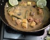A picture of step 2 of Gandharaj lemon paneer.