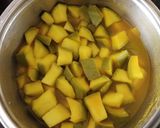 A picture of step 1 of Mango pickle.