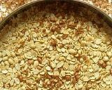 A picture of step 1 of Till or Badam ki Chikki.
