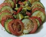 Cucumber and tomato salad recipe step 3 photo