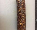 A picture of step 6 of Dates makhana dry fruit rolls.