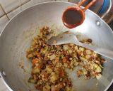 A picture of step 2 of Cheesy Tacos Chaat.