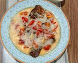 Foto langkah ke 3 dari resep Tumis Santan Ikan Goreng.