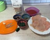 A picture of step 1 of Chicken Breast Puttanesca.